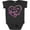 Retro Heather Smoke, variant on Inktastic I Love My Aunt and Uncle in Pink Chalk Heart Boys or Girls Baby Bodysuit