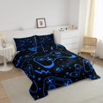 thumbnail image 3 of Erosebridal Gradient Gamepads Bedding Sets Full With Comforter,Video Game Duvet Insert,Abstract Geometric Comforter Sets Full Size,Breathable Gamer Room Decor,Reversible,3Pcs, 3 of 8
