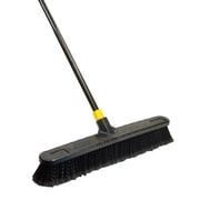 Quickie Multi-Sweep Push Broom, Black Polypropylene Fiber Bristle