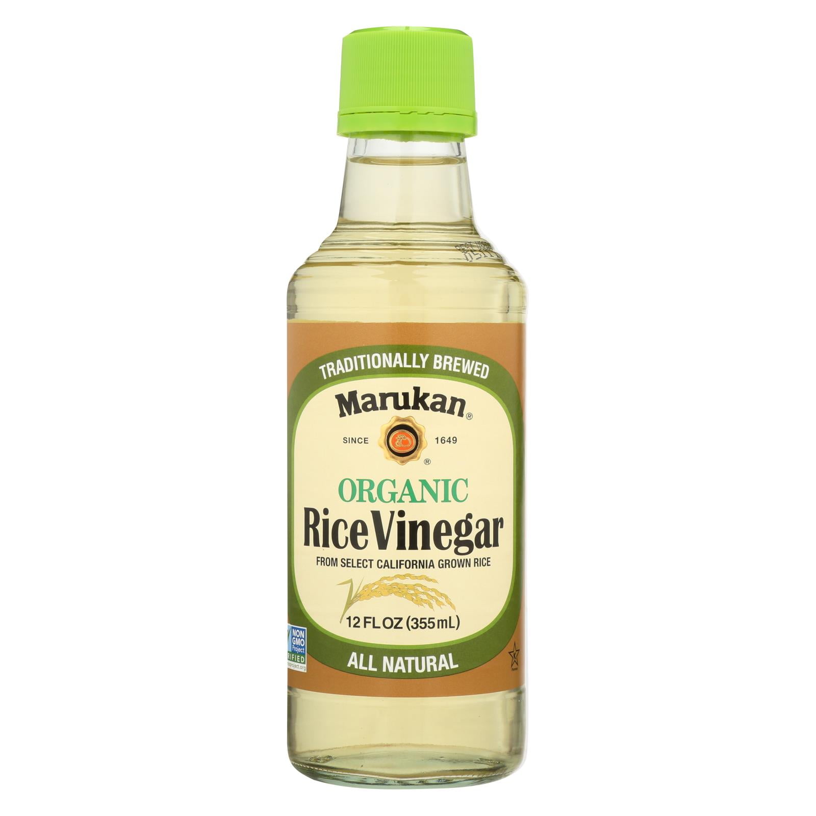 (Case of 6 )Marukan Organic Rice Vinegar 12 Fl oz.