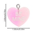 thumbnail image 4 of Heart Pendant Keychain 30Pcs Orange-Purple Gradient Resin for Craft Enthusiasts, 4 of 9
