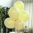 thumbnail image 4 of Efavormart 25PCS 12" Pastel Yellow Round Latex Helium Balloons Matte Color Balloons, 4 of 10