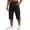 Black, variant on Cropped Beach Pants for Men with Breathable Fabric and Cargo Pockets Featuring Lightweight Feel for Summer Days Ocean Walks Pool Parties Surf Sessions Lake Trips Orange M