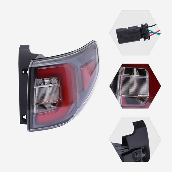 For GMC Acadia 2013 2014 2015 2016 Right Passenger Side LED Taillight Rear Lamp