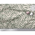 thumbnail image 2 of Soimoi Green Viscose Chiffon Fabric Artistic Leaves Print Sewing Fabric Yard 42 Inch Wide, 2 of 3