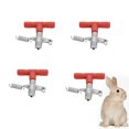 thumbnail image 3 of MasteelfCA 10PCS Rabbit Drinker Spring Galvanized Duck Billed Rabbit Cage Automatic Drinking Equipment Feeder, 3 of 7