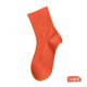 thumbnail image 1 of Zhuge 6 pares de calcetines de algodón para mujer, finos, suaves, cómodos, transpirables, por encima del tobillo, para negocios, informales (naranja), 1 of 2