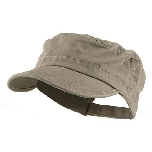 Enzyme Regular Solid Army Caps-Khaki 