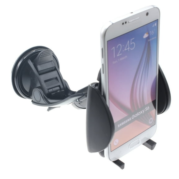 Dash Car Mount for Galaxy S22/Ultra/Plus - Windshield Holder Cradle Swivel Dock Suction Compatible With Samsung Galaxy S22/Ultra/Plus
