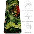 Tropical Plant Beautiful Pattern Yoga Mat for Men &Women Personalized