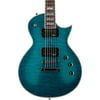 ESP LTD EC-401QMV Electric Guitar Level 2 See-Thru Aqua 190839008152