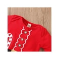 thumbnail image 6 of Qiylii Newborn Christmas Clothes Set Long Sleeve Romper + Tutu Skirt + Hairband, 6 of 9
