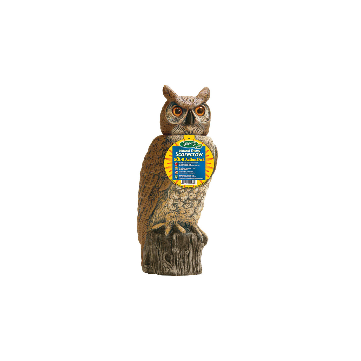 Dalen Gardeneer Solar Rotating Head Owl