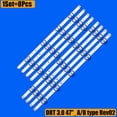 thumbnail image 2 of 8pcs LED Backlight Strips For LG 47" TV Innotek DRT 3.0 47 "_A type B type 47LB6300 47GB6500 47LB652V 47LB6100 47LB585V 47LB5900 47LB5500 47LB561V 47LB5800 47LF5610 47LF5800 6916L-1716A 6916L-1715A, 2 of 5