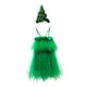 thumbnail image 3 of Disfraz de Navidad, vestido de Navidad, disfraz de cosplay, accesorios para fotos, disfraz de cosplay, falda verde para festivales, vacaciones, Hallow , 130cm Salvador vestido de traje, 3 of 10