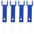 thumbnail image 1 of Shisuyan 4pcs Pool Vacuum Head Handle with 12pcs Butterfly V-clips Swimming Pool Clip Replacement Accessories For Pool Cleaning Simple Installation, 1 of 9