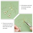 thumbnail image 5 of 160Pcs Double Eye Pins Stainless Steel Open Eye Pins Head Pins for DIY Jewelry Necklace Making, 5 of 9