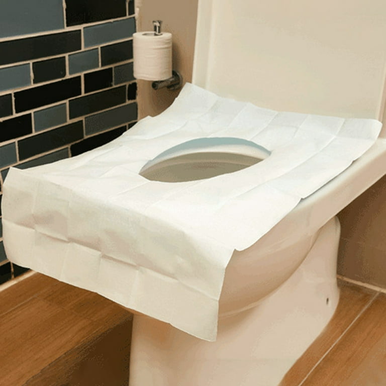 VEAREAR 10Pcs/Set Toilet Seat Cover One-time Use Cuttable
