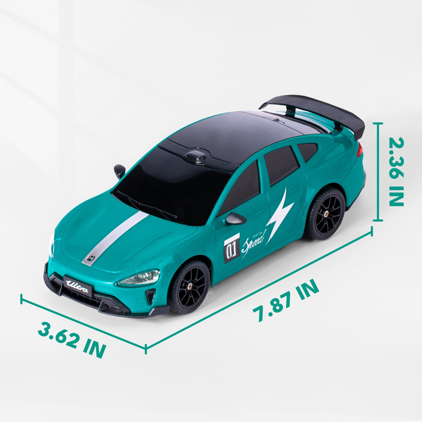 RC Car for Kids,1:20 Remote Control Car Toys with LED Lights, 30KM/H 4WD High Speed RC Vehicle Gift for Boys Girls Adults, Racing & Drifting