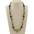 thumbnail image 4 of GlassOfVenice Antique Venetian Beads Murano Glass Necklace - Black, 4 of 7