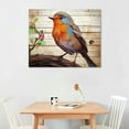 thumbnail image 2 of Shiartex Fall Decor Waterpainted Bird Canvas Wall Art Picture 20x16in for Living Room Bedroom 20x16in, 2 of 3