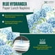 thumbnail image 5 of Servilletas European Excellency BLUE HYDRANGEA de 3 capas, tamaño almuerzo, 5 of 8