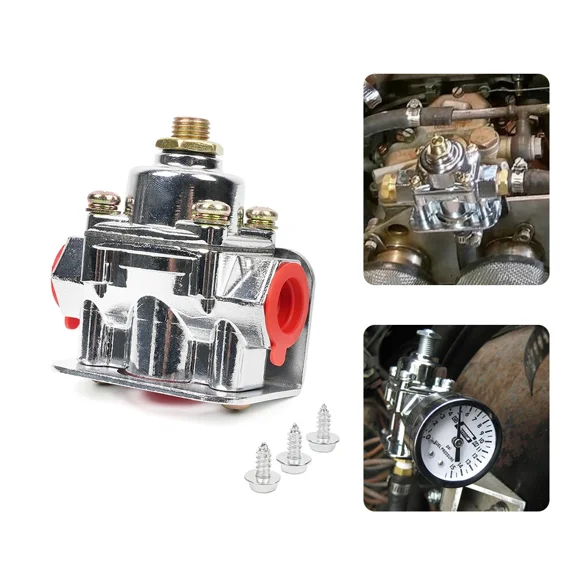 For Holley 12-803 2 Port 4 1/2 to 9 PSI New Carburetor Fuel Pressure Regulator
