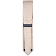 thumbnail image 3 of Tommy Hilfiger Mens Linen Dot Tie Taupe Beige One Size Necktie, 3 of 3
