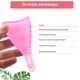 thumbnail image 2 of Copa Menstrual de silicona con válvulas, cepillo de limpieza de descarga, copas lunares, protección de higiene femenina, copa Menstrual, 2 of 8