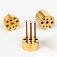 thumbnail image 1 of Decorative Incense Burner Mini Incense Holders Brass Heat-resistant Bases with Multiple Holes for Sandalwood Incense Burning, 1 of 5