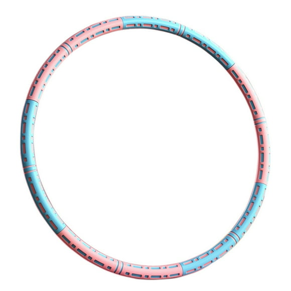 Hula Hoop, Hula Hoop for Adults for Weight Loss and Massage, 6-Piece Removable Hoola Hoop for Fitness, Training, Home, Office, Abdominal Shaping