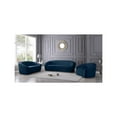 thumbnail image 4 of Meridian Furniture Riley Navy Velvet Loveseat, 4 of 8