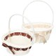 thumbnail image 4 of 2pcs Canasta de almacenamiento tejido con mango Cesta de canasta de canasta Favor Canasta para bodas para bodas, 4 of 6