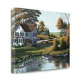 thumbnail image 2 of 45 x 35 Along The Riverbank by Bill Saunders- Print On Canvas Fabric Multi-Color, 2 of 4