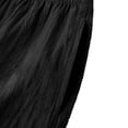 thumbnail image 6 of HAOTAGS Mens Pants,with Multiple Pockets Casual Summer Drawstring Cargo Pants Black 3XL, 6 of 9