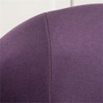 thumbnail image 5 of Noble House Cosette Plum Fabric Arm Chair, 5 of 8