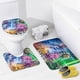 thumbnail image 4 of Star Wars Guerras clon-theme 4-Piece Shower Curtain Set with Rugs, Waterproof Bathroom Decor Set Includes Bath Mat, U-Shaped Rug, Toilet Lid Cover and Curtain with Hooks, 4 of 6