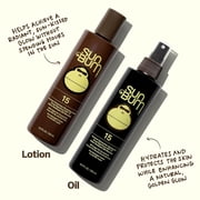 Sun Bum Premium Sunscreen Tanning Oil with Argan Oil, SPF 15, 8.5 fl oz