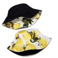 thumbnail image 3 of Fruit Print Bucket Hat Banana Pattern Fisherman Hats Summer Reversible Packable Cap, 3 of 5