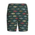 thumbnail image 2 of Lsque River Freshwater Fish Mens Sleep Pajama Shorts,Short Pajama Pants, Cotton Ultra-Soft Knit-4X-Large, 2 of 9