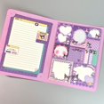 thumbnail image 1 of Kawaii Sanrioed Hello Kitty notas adhesivas Anime My Melody Kuromi papel adhesivo Pom Purin Cinnamoroll Memo Pad suministros de oficina, 1 of 4