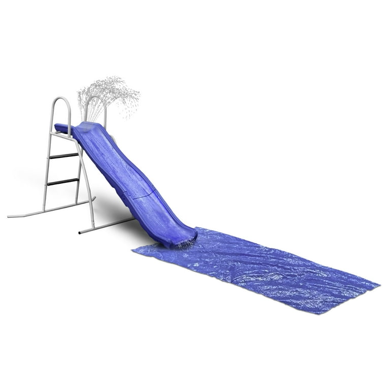 XDP Recreation 6' Water Wave Slide with Ground Tarp, and Built-in