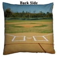 thumbnail image 2 of PKQWTM Shot An Empty Baseball Field Reversible Mermaid Cushion Cover Home Decor Sequin Pillow Case Size 16x16 inches, 2 of 2