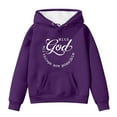 thumbnail image 4 of FYDUU Graphic Hoodies for Girls Fall Winter Hoodie Pullover Long Sleeve Hoody Sweatshirt Soft Kids Pullover Tops Cute Clothes 2-3 Years, 4 of 4