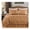 Earth Tone, Multi, variant on Noelle 7-Piece Queen Bedding Set Silver Gray Brown Floral Medallion Jacquard Comforter Set, Queen Size