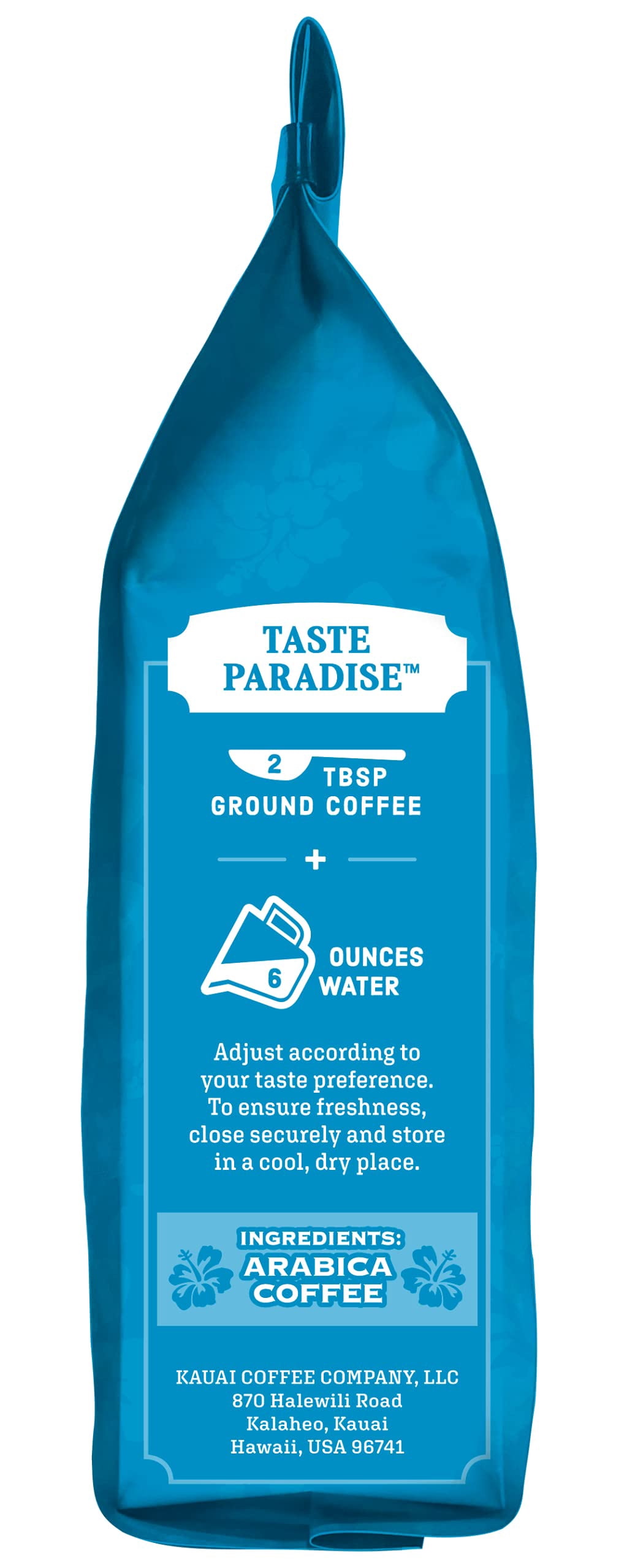 Kauai Coffee Whole Bean Smooth Non Bitter Pure Arabica 10oz 1 Pack