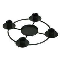 Advent Wreath Candle Holder Round Advent Candle Holders For 5 Candles Advent And Decorations Gold Metal Ring Candles Stand For Home