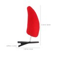 thumbnail image 2 of OUNONA 8 Pcs Barrettes pour Cheveux avec Forme de Corne Fer Rouge pour Amateurs de Costumes, 2 of 8