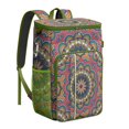 thumbnail image 1 of Sac à Dos Rafraîchissant Mandala Méditation Style Tribal, Sac à Lunch Étanche, Sac à Dos de Pique-Nique Floral Abstrait Boho pour Randonnée, 1 of 6