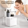 thumbnail image 2 of Caja de Almacenamiento de Toallas Faciales Desechables - Contenedor Acrílico Compatible con Clean Towel XL, 2 of 6